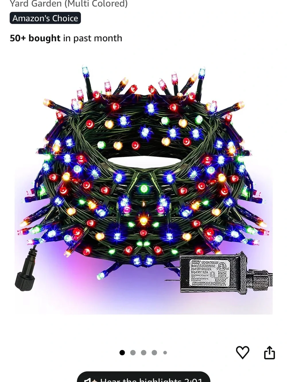Multi-Color Outdoor String Lights - Festive LED Party Lights
